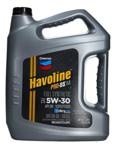 Aceite 5w30 Havoline Pro-sd Full Sintetico Chevron 1gl