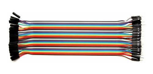 Cable Jumpers Dupont Hembra-macho 20cm 40pzas