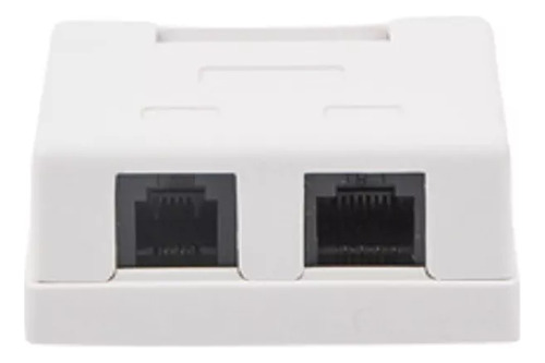 Caja Pared Roseta Doble Rj11 Teléfono Y Rj45 Ethernet Cat 5e