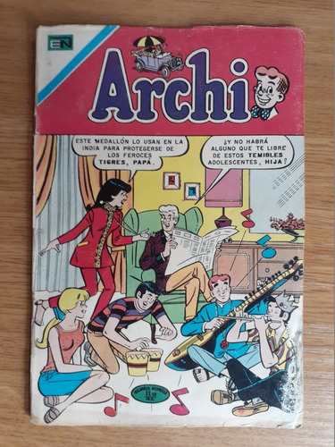 Cómic Archie Número 447 Editorial Novaro 1971