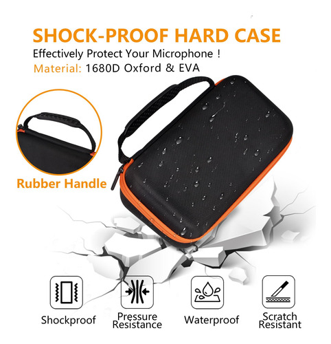 Funda De Micrófono Inalámbrico Lebared Para Jbl Wireless Two
