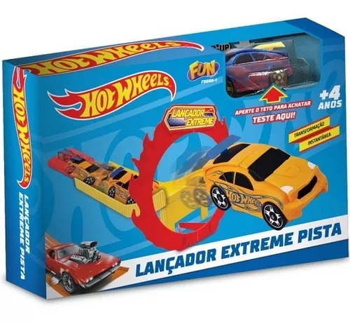 Pista de Carrinhos com Looping Speedster com 4 carrinhos Polibrinq