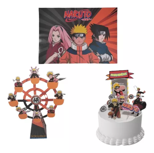 Topo Naruto R61 p/ Bolo 20cm