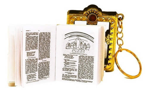 Biblia Miniatura Completa Antiguo Y Nuevo Testamento Llavero