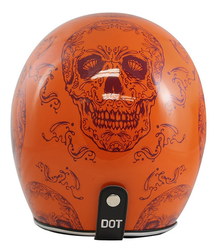 Torc T50 Route 66 Lucky 13 Open Face Helmet With Craneo G...