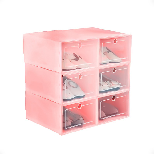 Cajas Estante Organizador Rack Zapatos Zapatera Pack X4 Otec