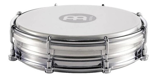 Meinl Tbr06alu Tambor De Mano 6 Pulgadas Aluminio Percusión Color Plateado