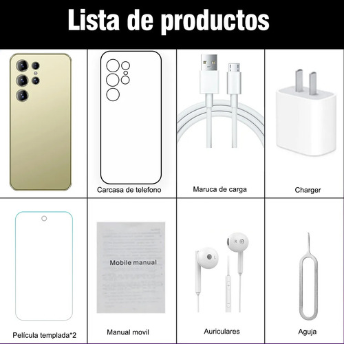 Teléfono Dual Sim 10gb Ram + 256gb Rom 6.79 Pulgadas Gran Pantalla Resolución 1920*1200 8000mah Octa Núcleo Smartphone
