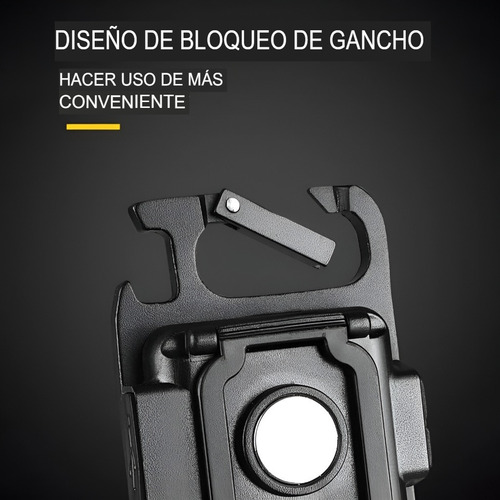 Linterna Led De Llavero Gancho Recargable Portátil Luz Fria