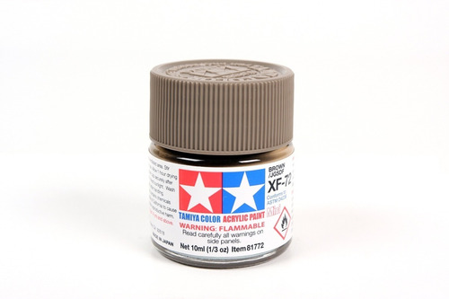 En Stock Modelismo Pintura Acrilica Brown Xf-72 Tamiya 1/48 