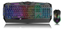 Comprar Kit Gamer Teclado + Mouse Micronics Spartano Mic-gt8855 Rgb