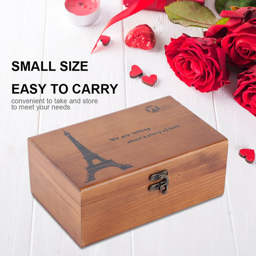 Hilo De Aguja Multifunción Para Caja De Coser De Madera Vint