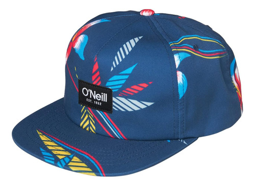 Gorra De Béisbol Snapback Flora Para Hombre, Azul Marino 2