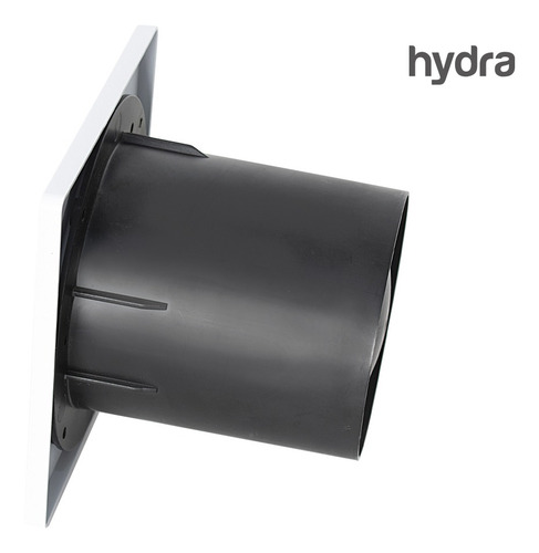 Imagen 5 de 10 de Extractor De Aire Baño Cocina Blanco 100mm Hydra Cuotas
