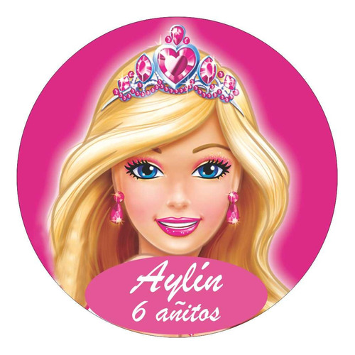 Banner Imprimible Barbie Animada Personalizado Pdf