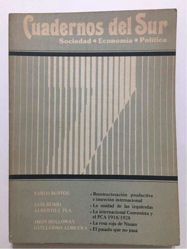 Cuadernos Del Sur # 7 Abril 1988 Tierra Del Fuego