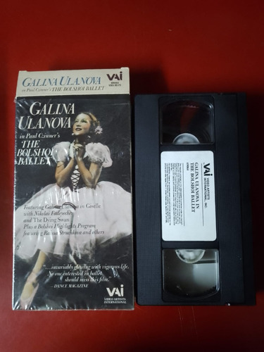 Galina Ulanova Vin Paul Gzimmers The Bolshoi Ballet Vhs