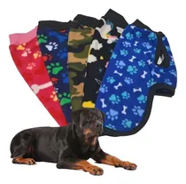 Comprar Ropa Abrigo Poncho Capa Polar Estampado Mascotas Talle 12