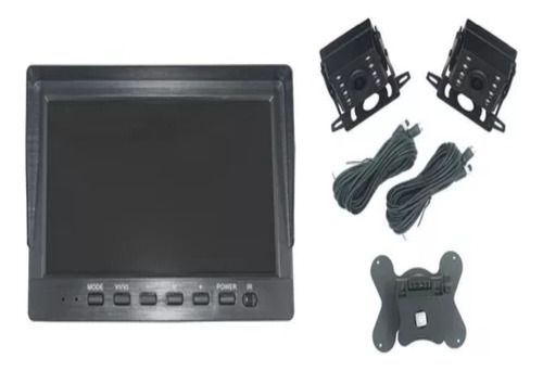 Kit Dvr Con Pantalla 7 Con 2 Camaras Para Camion O Bus