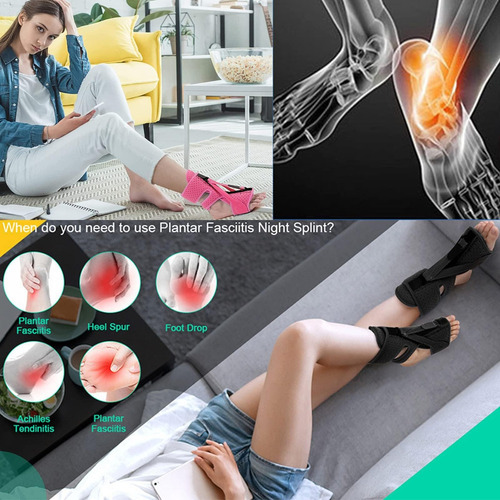 1par Férula Para Fascitis Plantar Con Almohadilla