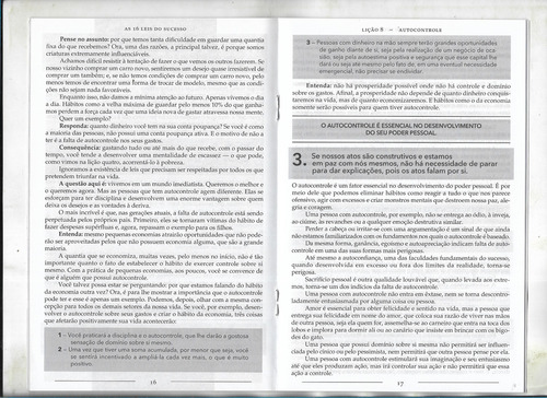 As 16 Leis Do Sucesso N° 6 - Autocontrole ( Ed. Faro-2019-36 Pgs Livreto Auto Ajuda ) Jacob Petry (Usado)
