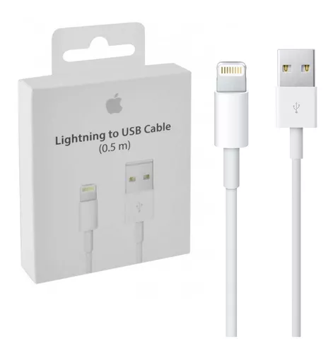 Cargador Cable iPhone 5 6 7 8 Se iPad Usb Original Garantía - FEBO