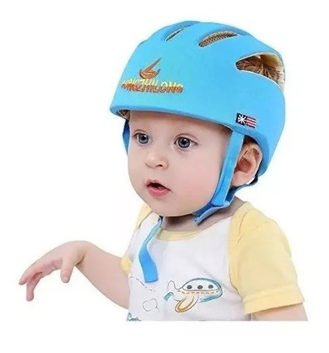 Casco Protector Para Bebés Antigolpes  Ajustable Colores 