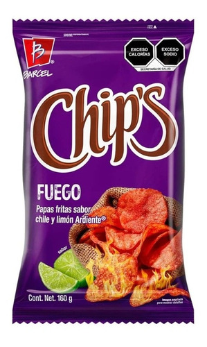 Chips Papas Fuego Limón