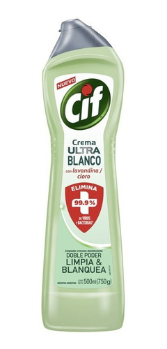 Limpiador Cremoso Cif Ultra Blanco 500ml
