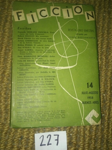 Ficcion - Revista Bimestral - N °14 1958