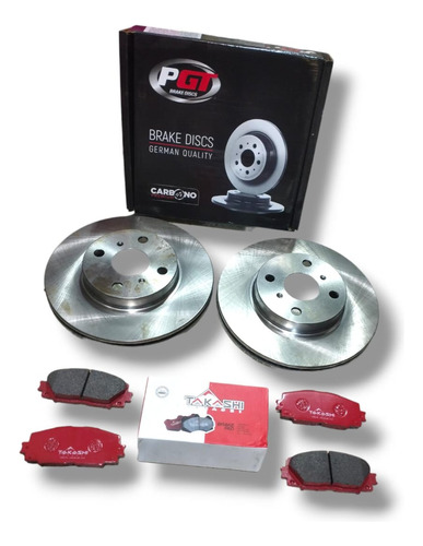 Kit De Disco De Freno Delantero Toyota Yaris Belta (06-09)