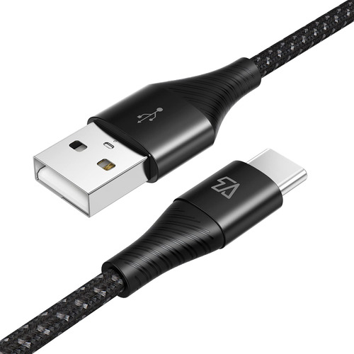 Teleadapt Cable Usb Tipo C De Carga Rapida De 6 Pies, Cable