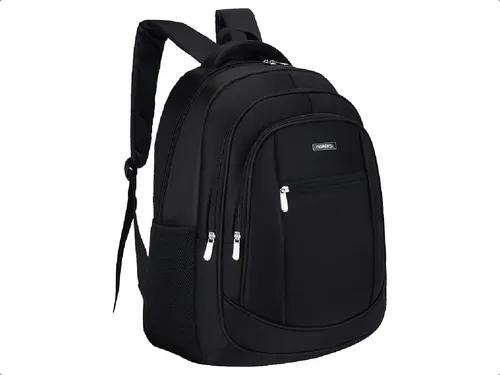 Mochila Negra Basica Mochilas Urbanas MercadoLibre