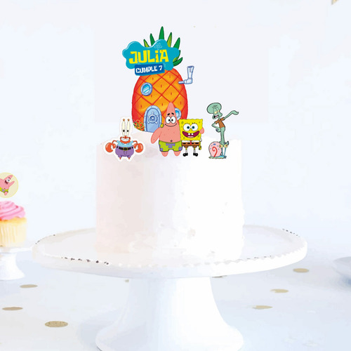 Kit Imprimible Personalizado Bob Esponja, Cumpleaños