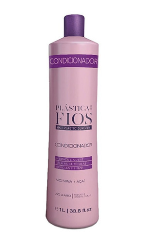 5 Kits Plástica Dos Fios Shampoo 1 Lt + Condicionador 1 Lt
