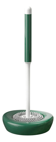 . Escova E Suporte De Vaso Sanitário, 360° Verde Com Base