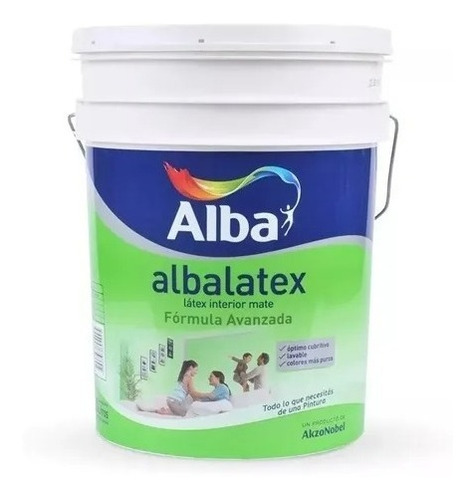 Albalatex Pintura Latex Lavable Interior Mate Blanco 1 Lt 