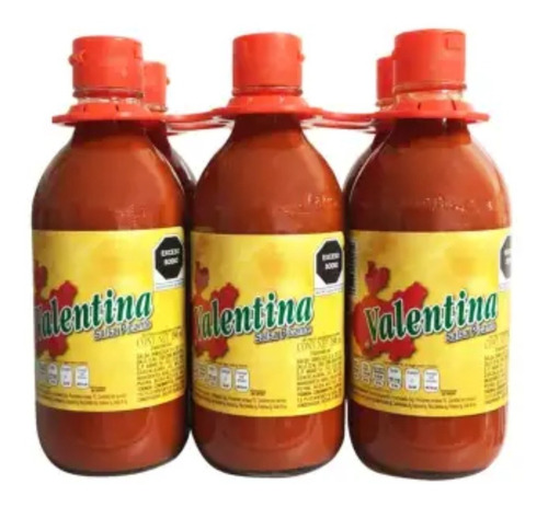 Salsa Picante Valentina 6 Pzas De 350 Ml C/u