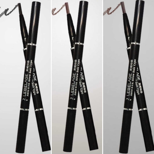Eyebrow Negro / Lapiz Con Cepillo Coreano Para Cejas (1pz)