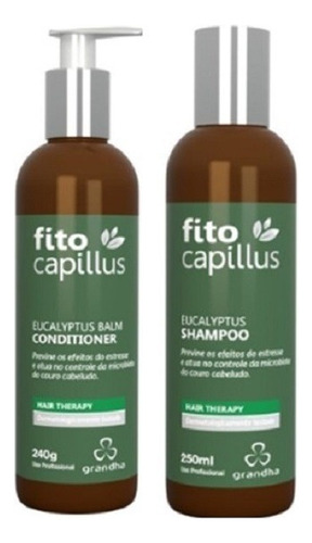  Shampoo E Condicionador Grandha Fito Capillus Eucalyptus