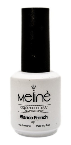 Blanco French - Esmalte Meline Semi Permanente Gel Uv/led