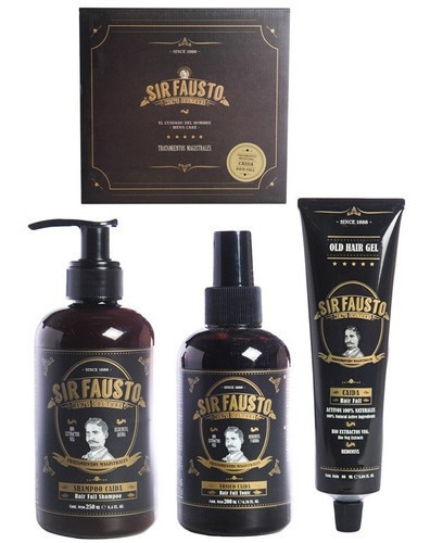 Imagen 1 de 9 de Sir Fausto Kit Magistral Anti Caida Shampoo + Tonico + Gel 