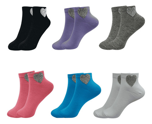 Waa Calcetin Tin Calceta Unitalla Ye Para Mujer 12 Pares