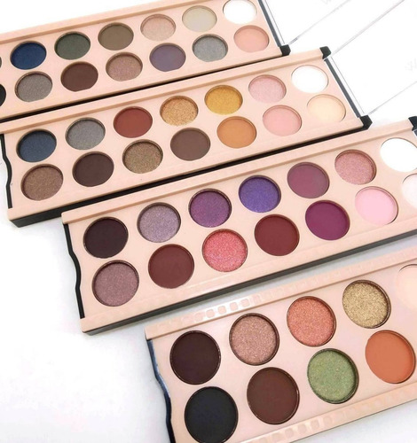 Maquillaje Paleta Sombras Ojos 14 Tonos Terra Matte & Shine