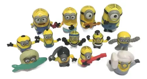 Bonecos Minions Mc Donald 13 Peças Conservados | MercadoLivre