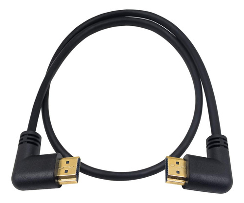 Poyiccot Cable Hdmi 2.0 Macho A Macho De 90 Grados, 1.5 Pies