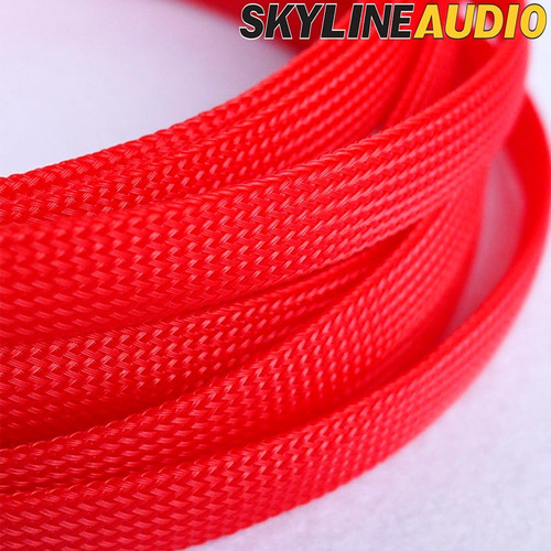 Nylon Malla Cubre Cable Piel De Serpiente 12mm X-1m 3d Audio