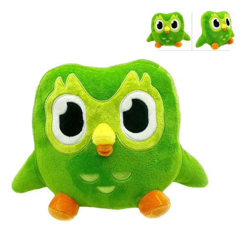 Búho De Peluche Duolingo, Juguete De Anime, Bonito Búho De