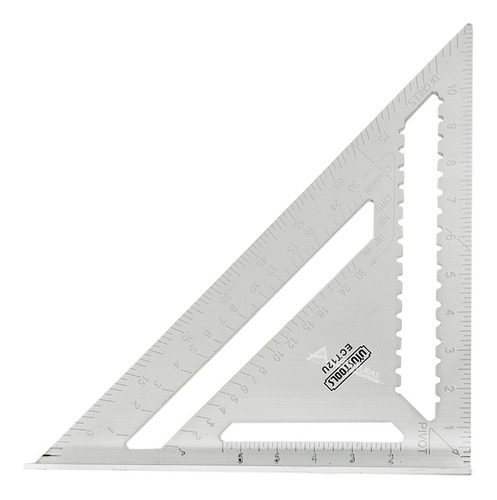 Escuadra Triangular 12'' Profesional En Aluminio