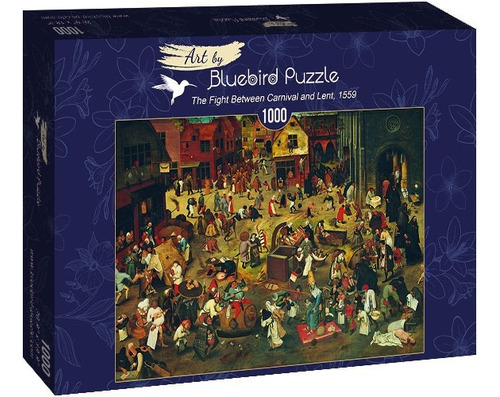 Bluebird Puzzle 1000 Pzs - Bruegel - The Fight Between Carni